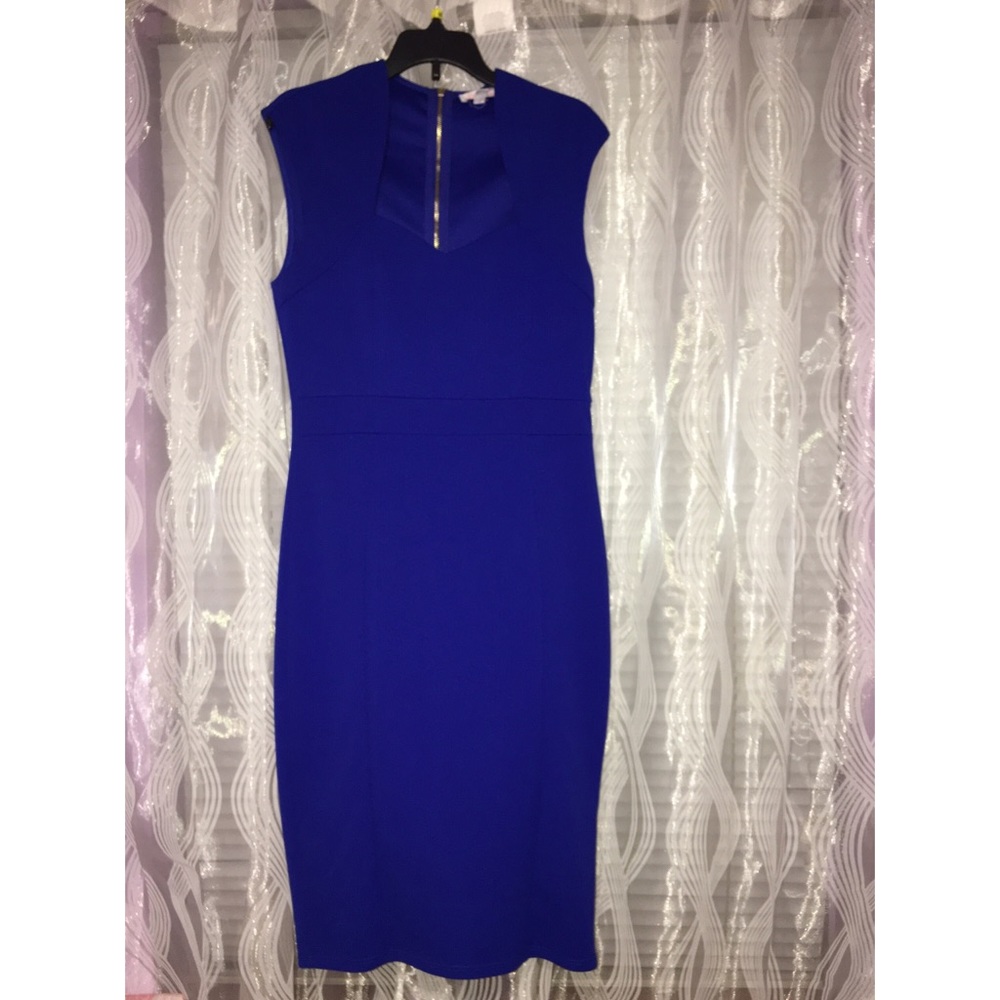 Royal blue dress